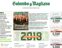 Tablet Screenshot of colomboymagliano.com.ar